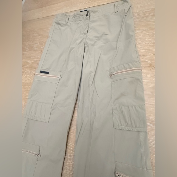 Anatomie Tan Cargo Travel Designer Pants - Picture 2 of 5